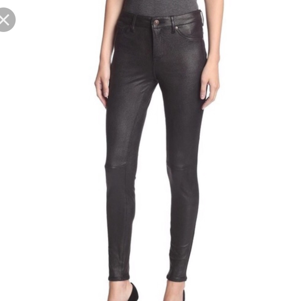 ABS by Allen Swartz Faux Leather Leggings